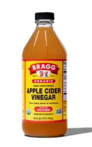 apple cider vinegar (ACV)